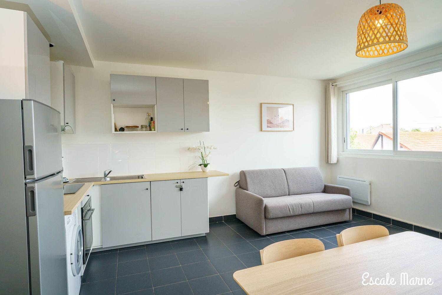 Escale-Marne Fr - 101 - Free Parking - Free Luggage Storage - All Equipped - Linen Included - Washing Machine - Luxury Eve Sleep Mattress 160X200 - 10Mn Walk Metro 8 - Rer A - Panoramic View - From 1 To 4 Guests Мезон-Альфор Экстерьер фото